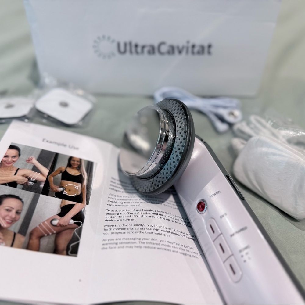UltraCavitat Slimming Device in Silver and White